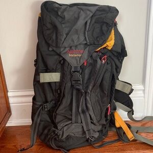 Marmot Black and Orange Backpack